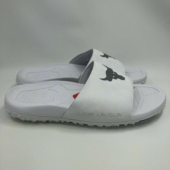 Under Armour Project Rock Slides Mens 13 & 15 - Picture 3 of 7